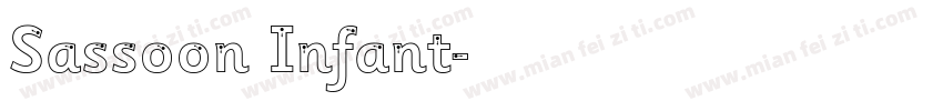 Sassoon Infant字体转换
